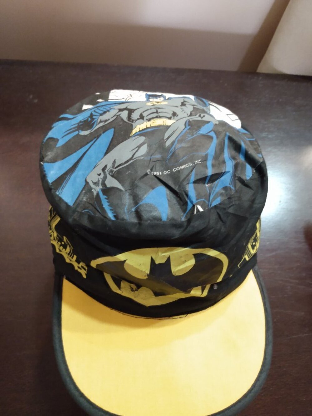 Rare Vintage Batman Hat 90s DC Comics Ear Flaps One Size